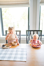 Load image into Gallery viewer, 2 Pack Feeding Bibs (Rose + Oatmeal)