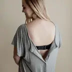 Load image into Gallery viewer, Gray Maternity Mommy Labor and Delivery/ Nursing Gown