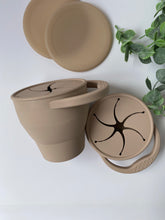 Load image into Gallery viewer, Collapsible Snack Cup (Oatmeal)