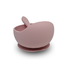 Load image into Gallery viewer, Silicone Suction Bowl w/ Spoon (Dusty Lilac)
