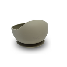 Load image into Gallery viewer, Silicone Suction Bowl w/ Spoon (Sage)

