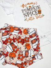 Load image into Gallery viewer, Mommy's Pumpkin Spice- Girls' Romper Set (3 pcs)
