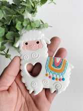 Load image into Gallery viewer, Llama Silicone Baby Teether
