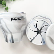 Load image into Gallery viewer, Collapsible Snack Cup (Marble)

