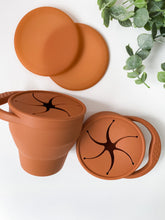 Load image into Gallery viewer, Collapsible Snack Cup (Pumpkin)
