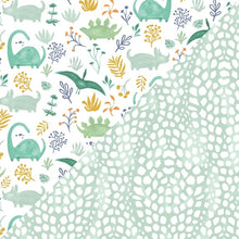 Load image into Gallery viewer, Dino Roar + Upscale Muslin Burp Cloths
