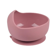 Load image into Gallery viewer, Silicone Suction Bowl w/ Spoon (Rose)
